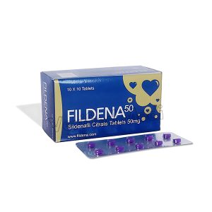 Fildena 50 Mg (Sildenafil Citrate 50 Mg)