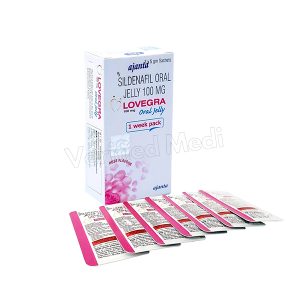 Lovegra Oral Jelly 100 Mg (Sildenafil Citrate)