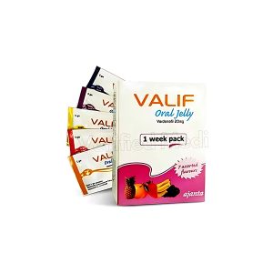 Valif Oral Jelly 20 Mg (Vardenafil) Men ED Jelly