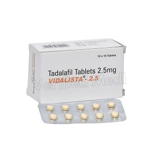 Vidalista 2.5 Mg (Tadalafil 2.5 Mg)