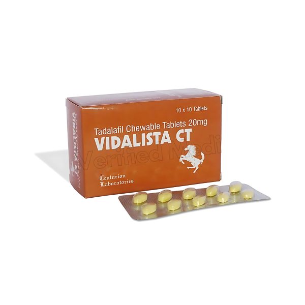 Vidalista CT 20 Mg (Tadalafil CT 20 Mg) Men ED Pill