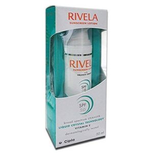 Rivela SPF 50 Sunscreen Lotion Vitamin E